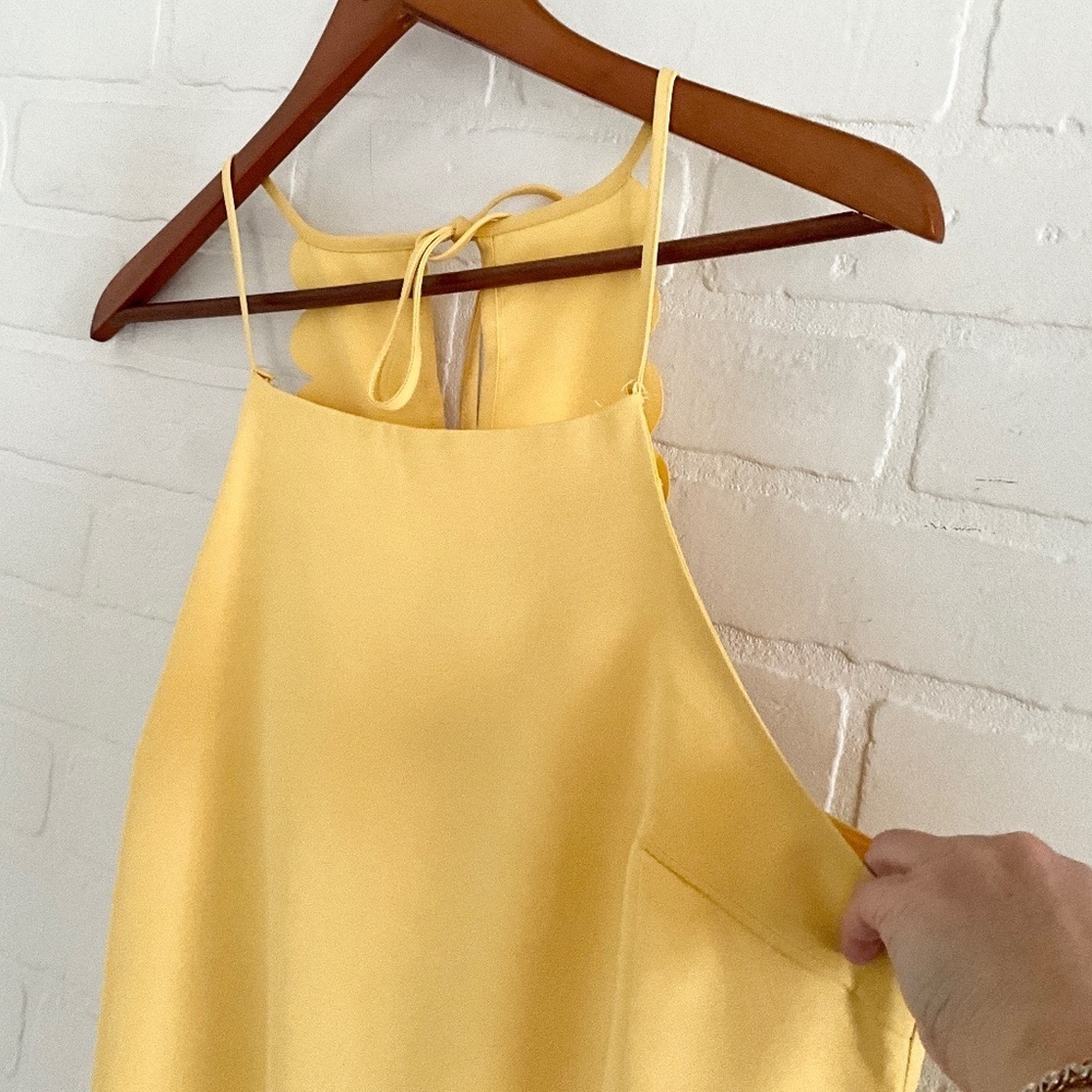 Anthropologie Yellow Mini Dress - Picture 5 of 12